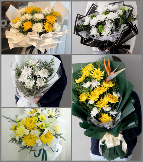 湖南湘潭湘乡市金薮乡白事花束代送